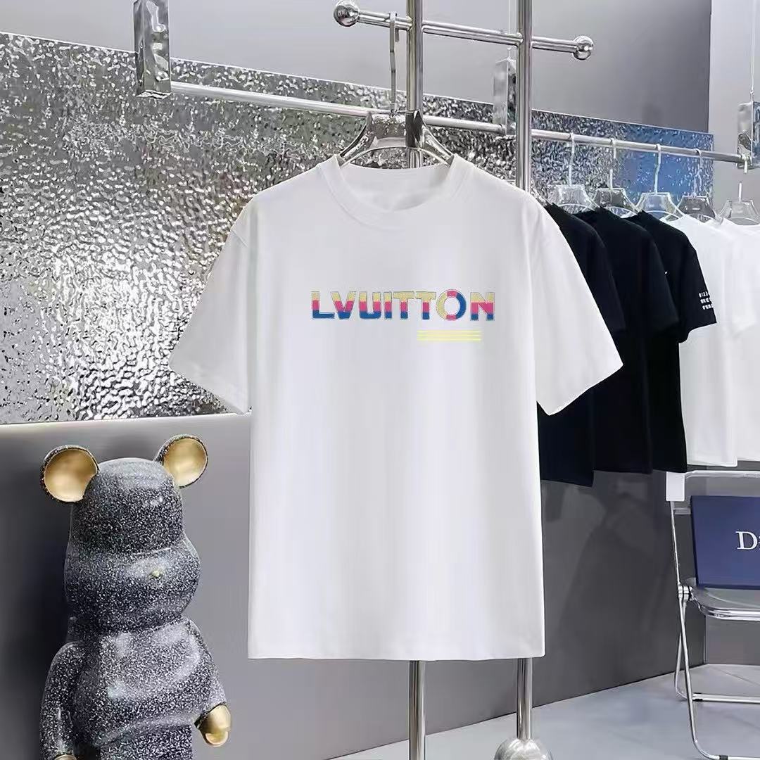 【LV旗艦店】（ルイ・ヴィトン）クラシックでスタイリッシュな半袖スウェットシャツ00012