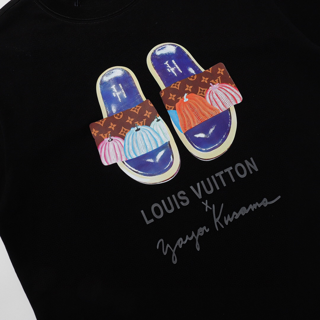 【LV旗艦店】（ルイ・ヴィトン）クラシックでスタイリッシュな半袖スウェットシャツ00244