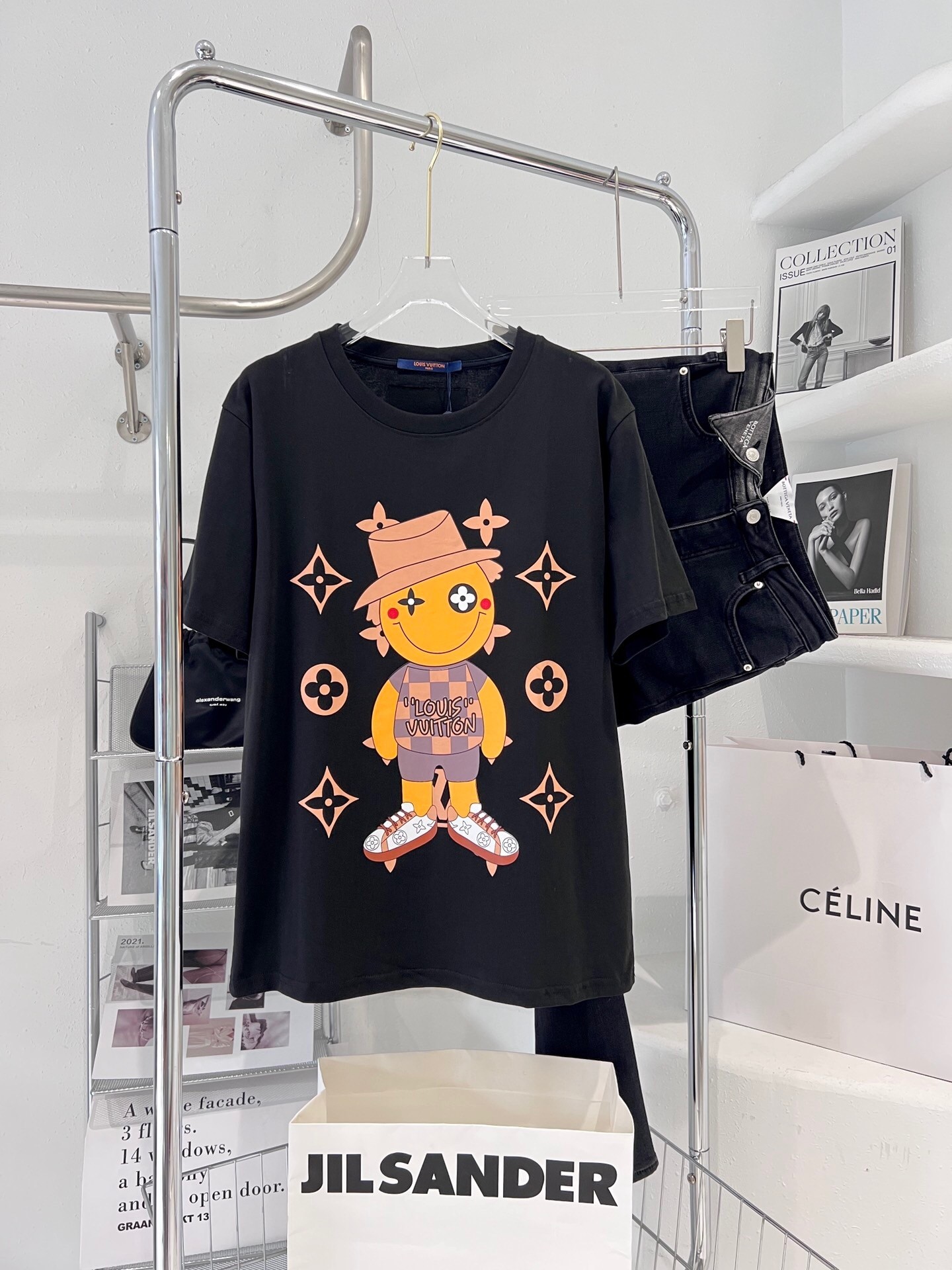 【LV旗艦店】（ルイ・ヴィトン）クラシックでスタイリッシュな半袖スウェットシャツ00302