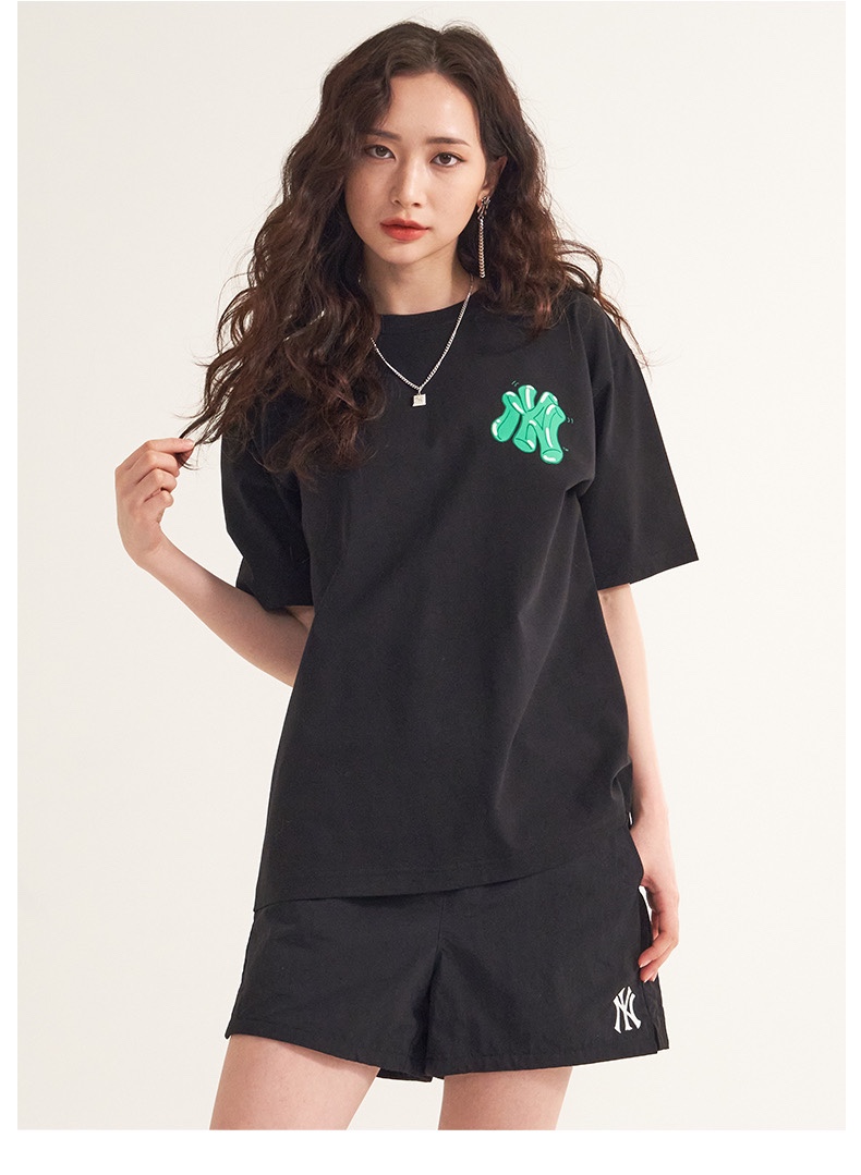 【MLB旗艦店】（エムエルビー）クラシックでスタイリッシュな半袖スウェットシャツ00665