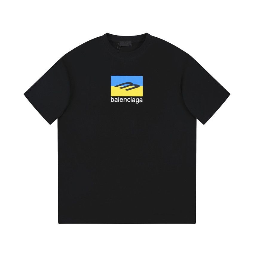 【BALENCIAGA旗艦店】（バレンシアガ）クラシックでスタイリッシュな半袖スウェットシャツ01757