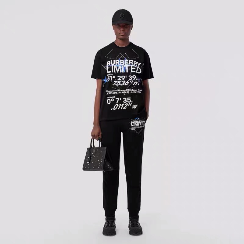 【BURBERRY旗艦店】（バーバリー）クラシックでスタイリッシュな半袖スウェットシャツ00563