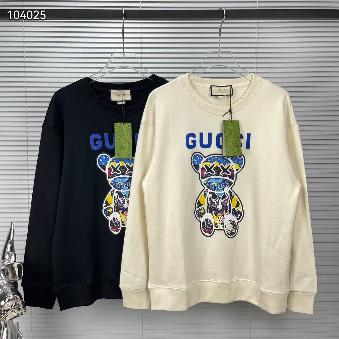 【GUCCI旗艦店】（グッチ）クラシックでスタイリッシュな長袖スウェットシャツ01132