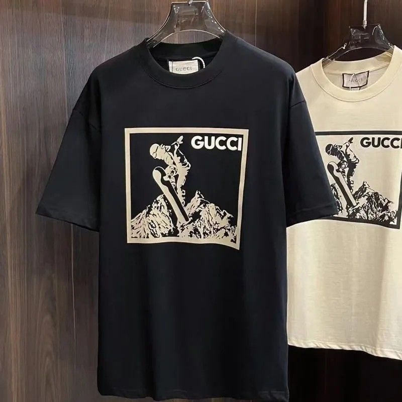 【GUCCI旗艦店】（グッチ）クラシックでスタイリッシュな半袖スウェットシャツ01661