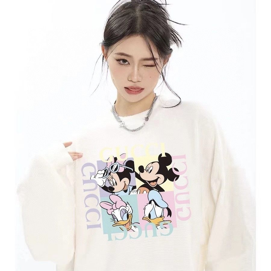 【GUCCI旗艦店】（グッチ）クラシックでスタイリッシュな長袖スウェットシャツ01880