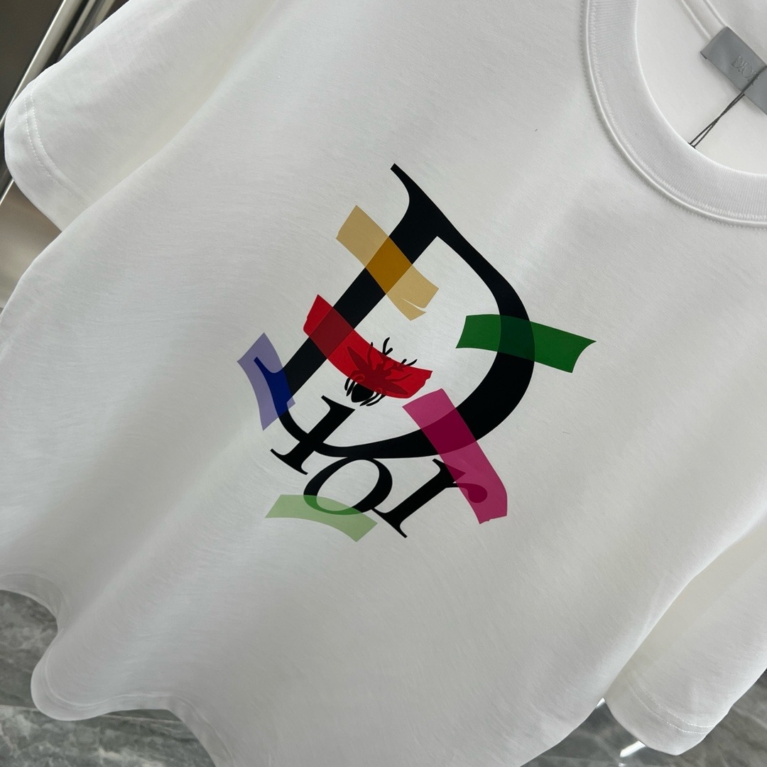 【DIOR旗艦店】（ディオール）クラシックでスタイリッシュな半袖スウェットシャツ01314