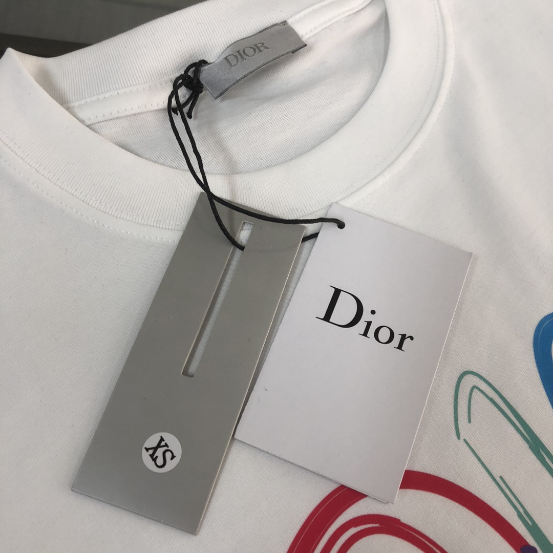 【DIOR旗艦店】（ディオール）クラシックでスタイリッシュな半袖スウェットシャツ01228