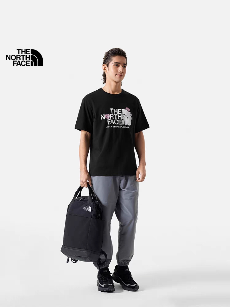 【The North Face旗艦店】（ザ・ノース・フェイス）クラシックでスタイリッシュな半袖スウェットシャツ01628