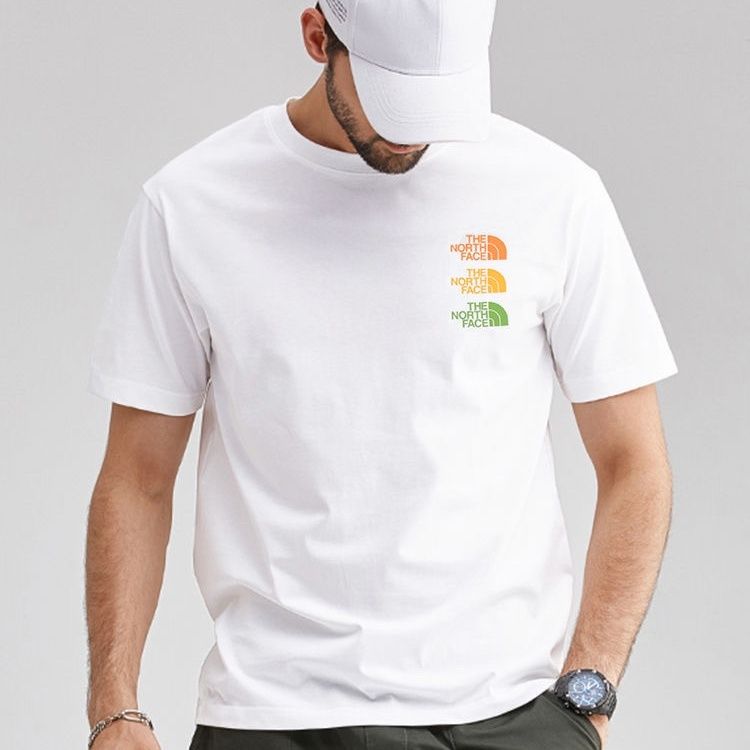 【The North Face旗艦店】（ザ・ノース・フェイス）クラシックでスタイリッシュな半袖スウェットシャツ01673