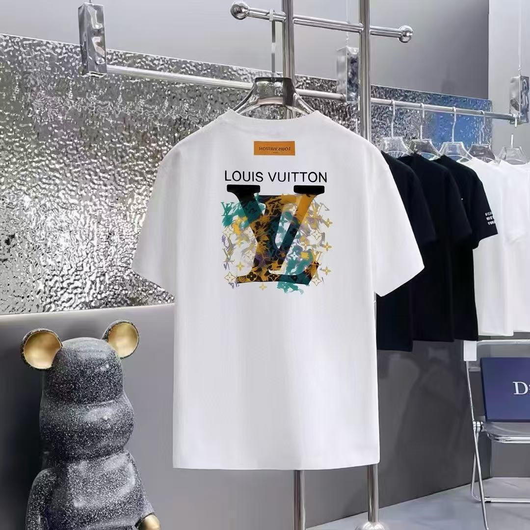 【LV旗艦店】（ルイ・ヴィトン）クラシックでスタイリッシュな半袖スウェットシャツ00012