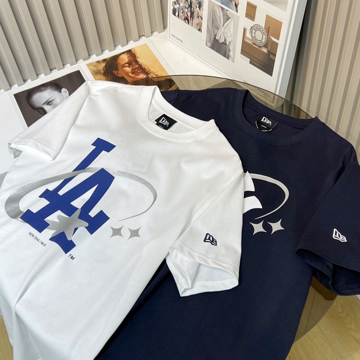 【MLB旗艦店】（エムエルビー）クラシックでスタイリッシュな半袖スウェットシャツ00659