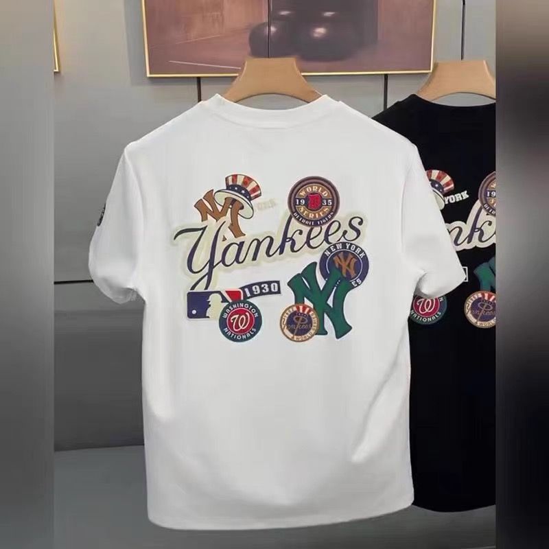 【MLB旗艦店】（エムエルビー）クラシックでスタイリッシュな半袖スウェットシャツ00661