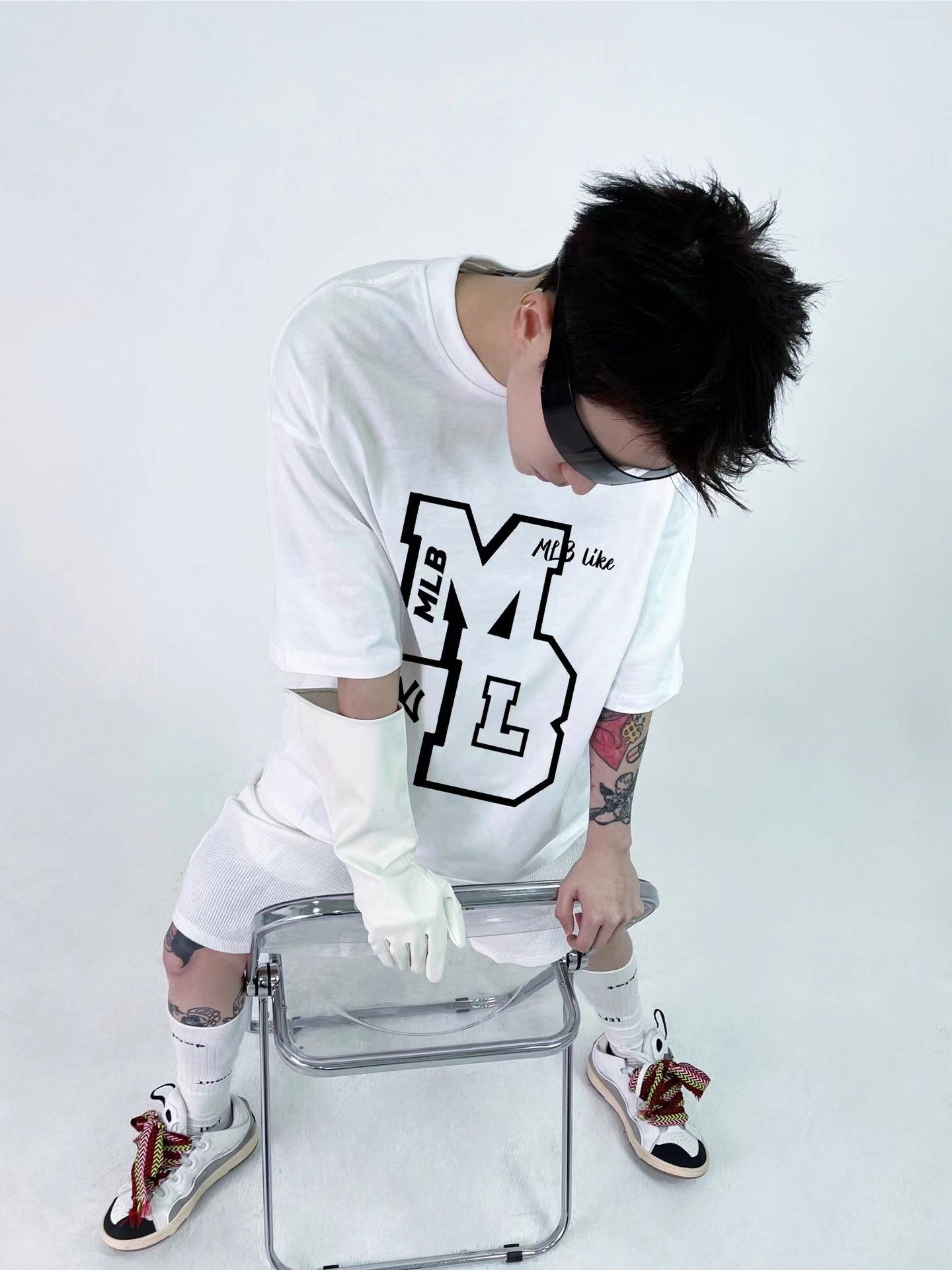 【MLB旗艦店】（エムエルビー）クラシックでスタイリッシュな半袖スウェットシャツ00666