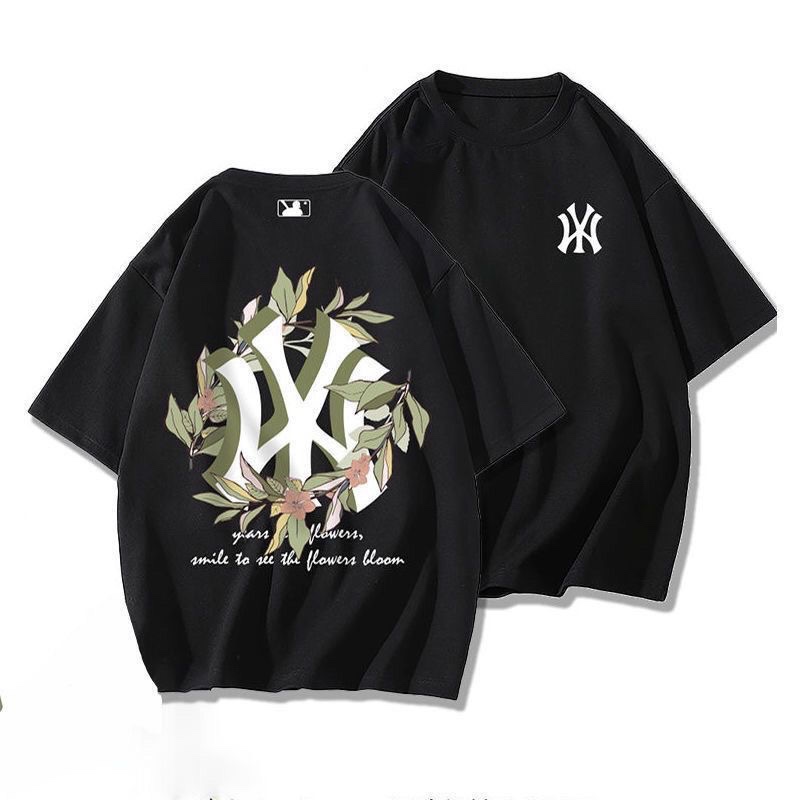 【MLB旗艦店】（エムエルビー）クラシックでスタイリッシュな半袖スウェットシャツ01597