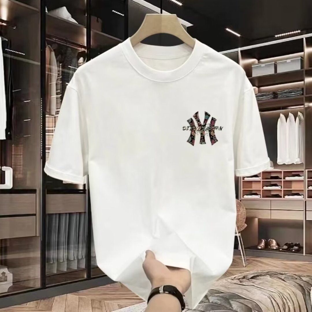 【MLB旗艦店】（エムエルビー）クラシックでスタイリッシュな半袖スウェットシャツ01658