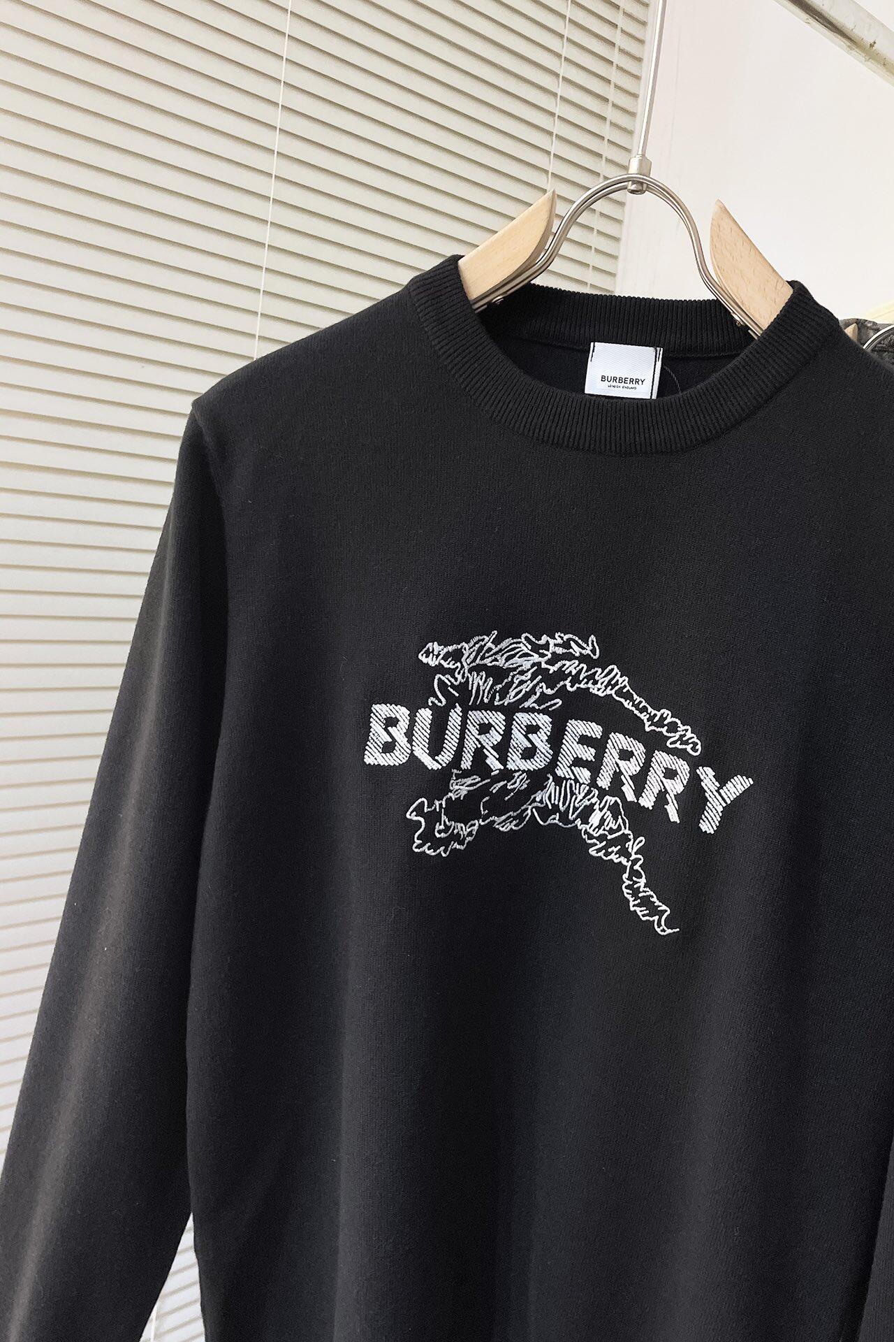 【BURBERRY旗艦店】（バーバリー）クラシックでスタイリッシュな長袖スウェットシャツ00042