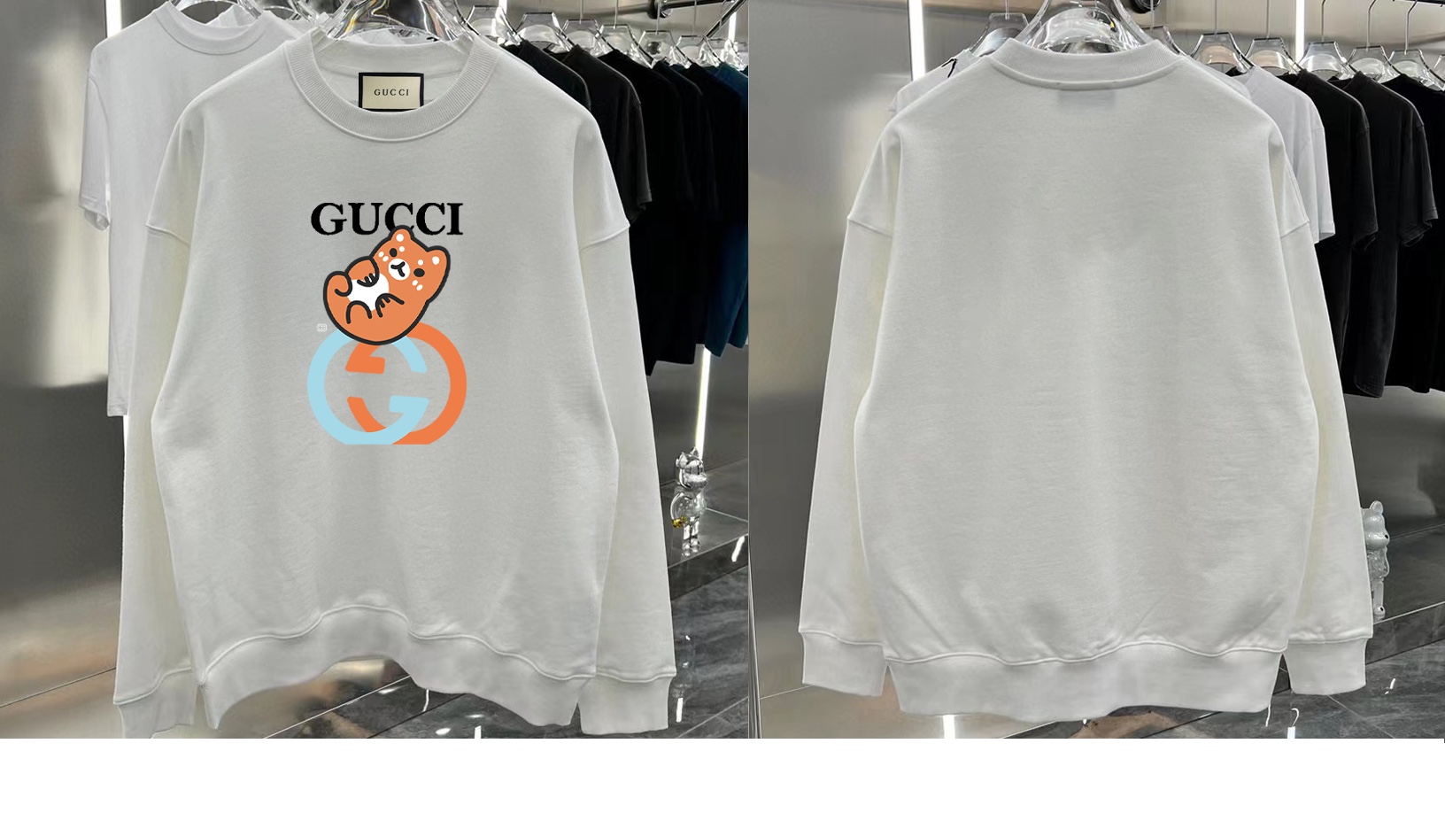【GUCCI旗艦店】（グッチ）クラシックでスタイリッシュな長袖スウェットシャツ00086