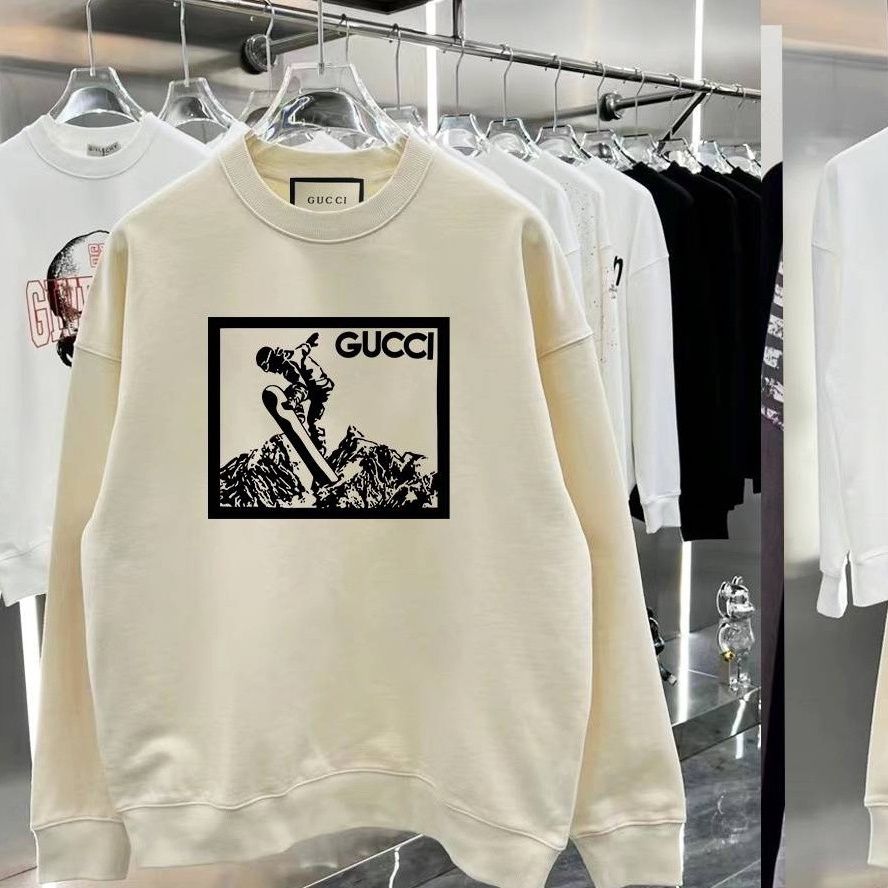 【GUCCI旗艦店】（グッチ）クラシックでスタイリッシュな長袖スウェットシャツ00097