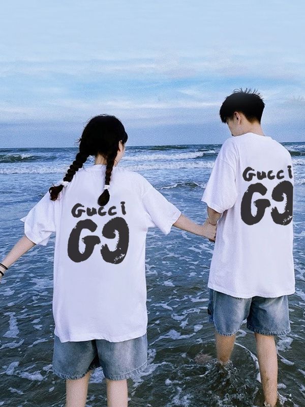 【GUCCI旗艦店】（グッチ）クラシックでスタイリッシュな半袖スウェットシャツ00385