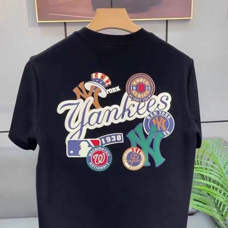 【MLB旗艦店】（エムエルビー）クラシックでスタイリッシュな半袖スウェットシャツ00661