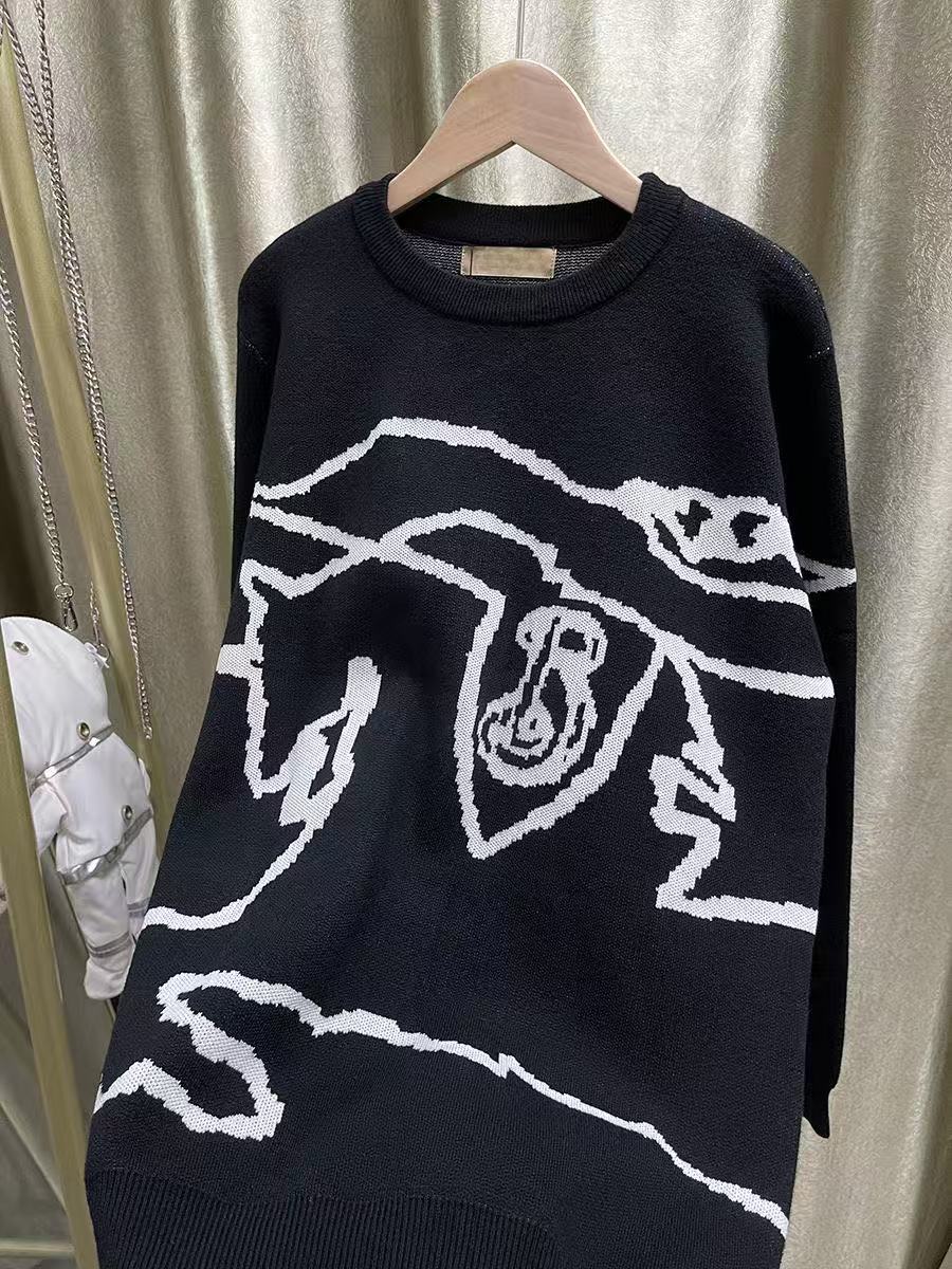 【BURBERRY旗艦店】（バーバリー）クラシックでスタイリッシュな長袖スウェットシャツ00074