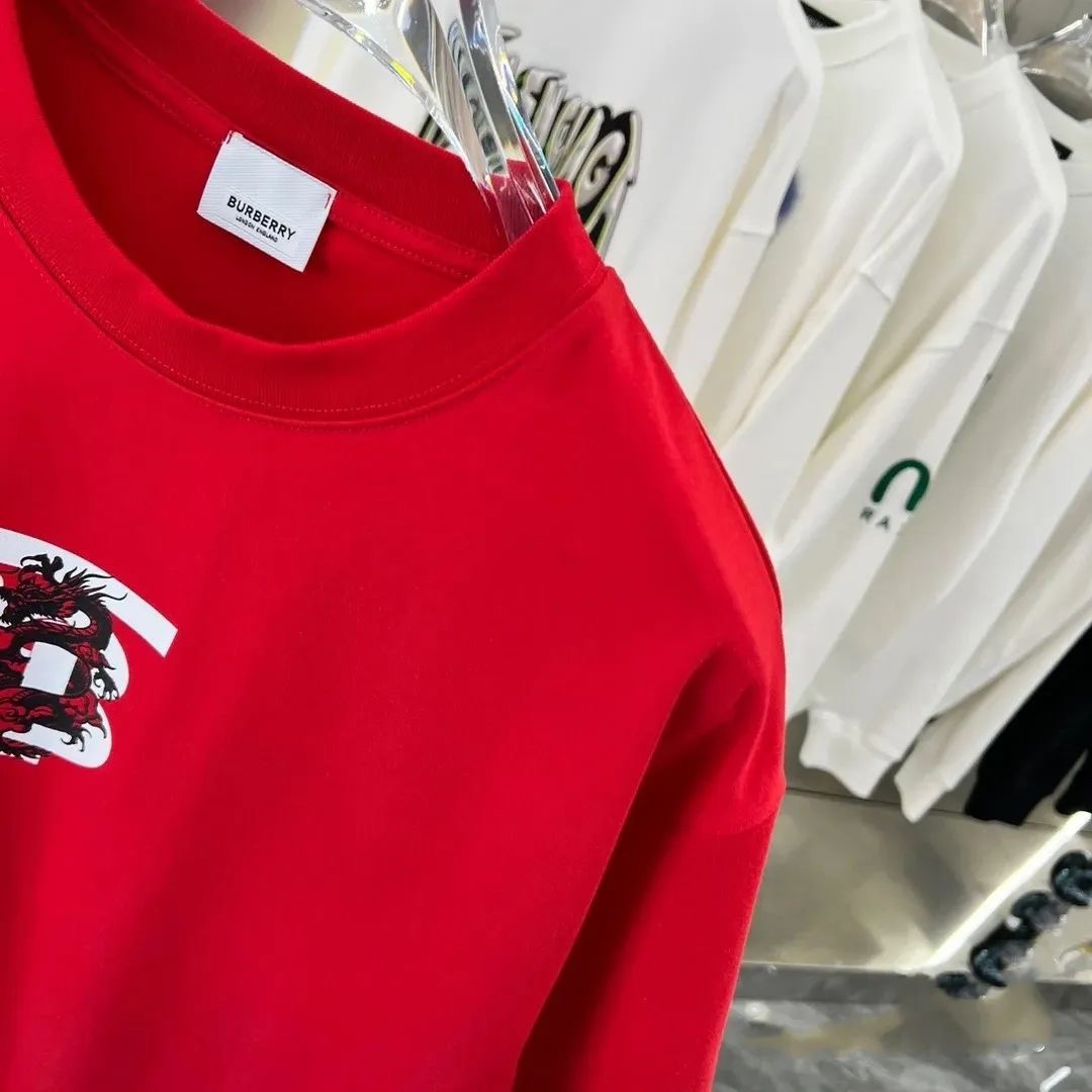 【BURBERRY旗艦店】（バーバリー）クラシックでスタイリッシュな半袖スウェットシャツ01522