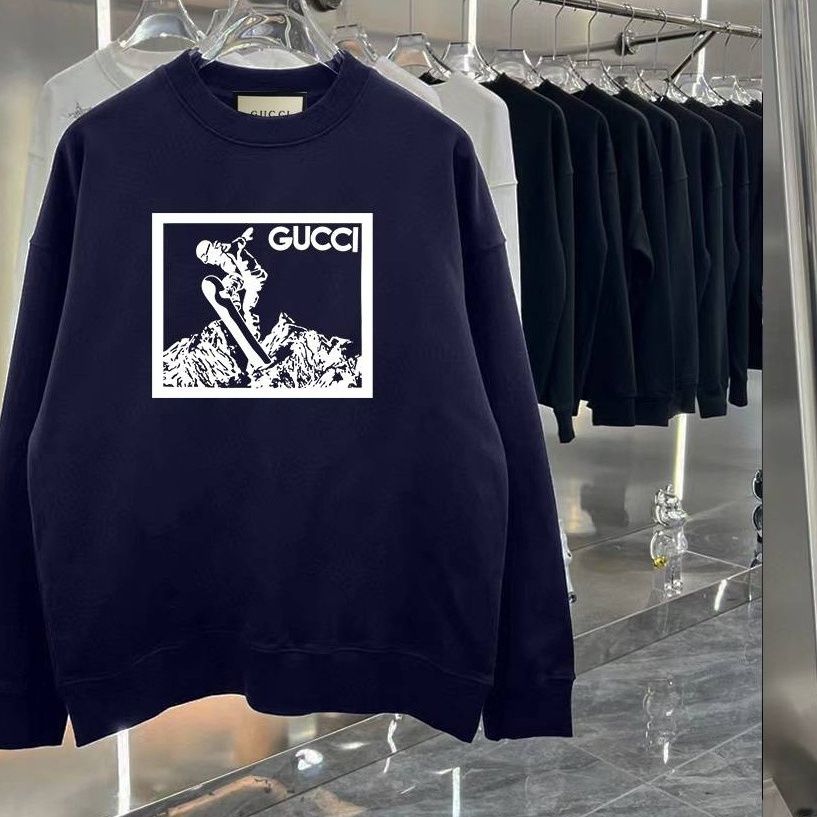 【GUCCI旗艦店】（グッチ）クラシックでスタイリッシュな長袖スウェットシャツ00097