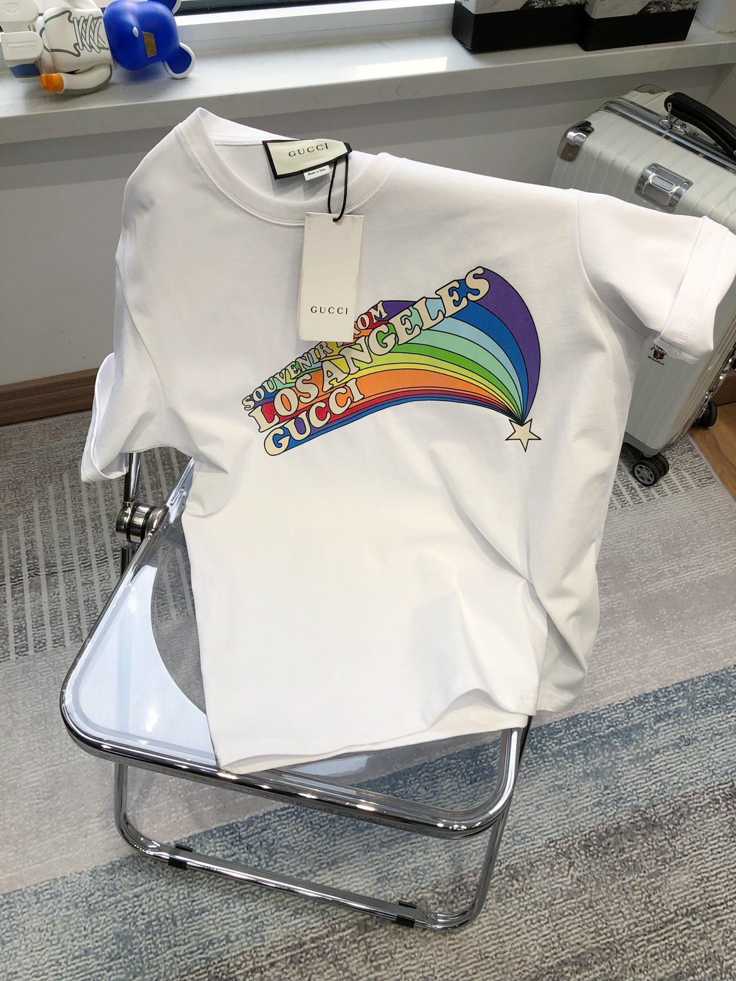 【GUCCI旗艦店】（グッチ）クラシックでスタイリッシュな半袖スウェットシャツ00627