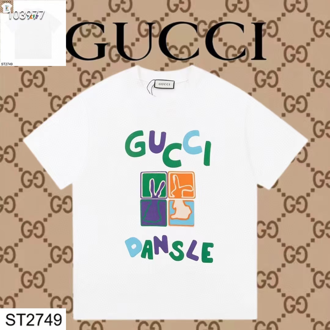 【GUCCI旗艦店】（グッチ）クラシックでスタイリッシュな半袖スウェットシャツ01131