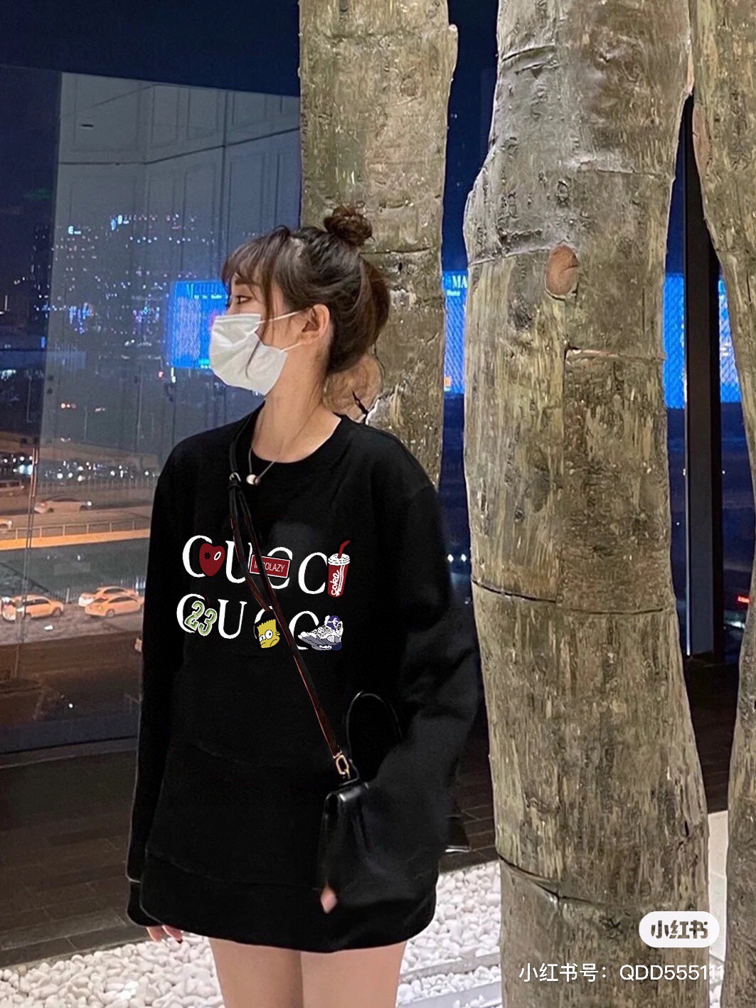 【GUCCI旗艦店】（グッチ）クラシックでスタイリッシュな長袖スウェットシャツ01890