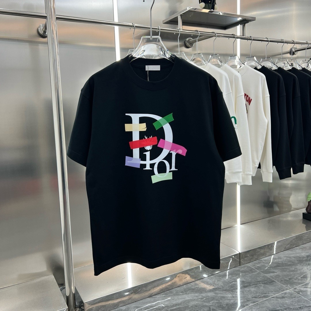 【DIOR旗艦店】（ディオール）クラシックでスタイリッシュな半袖スウェットシャツ01314