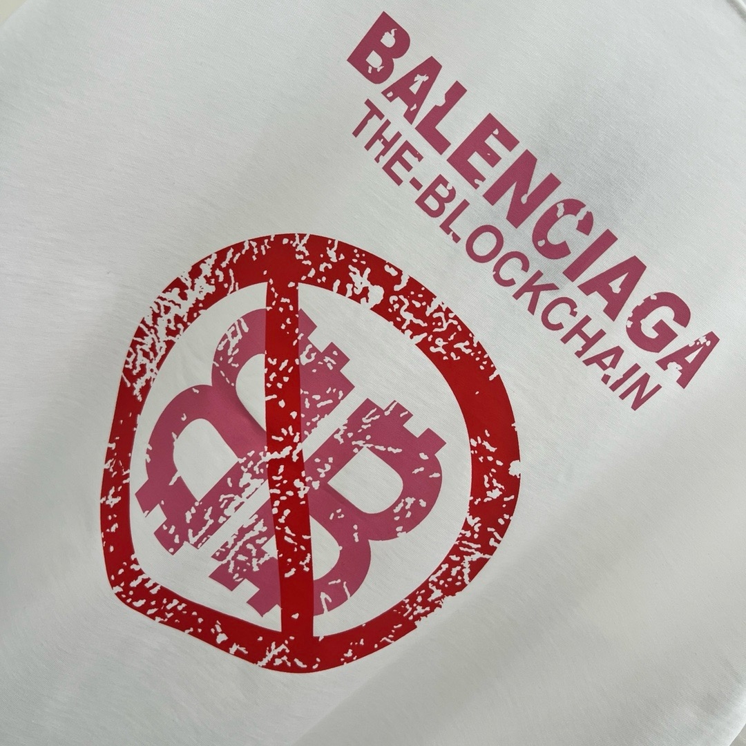 【BALENCIAGA旗艦店】（バレンシアガ）クラシックでスタイリッシュな半袖スウェットシャツ01292