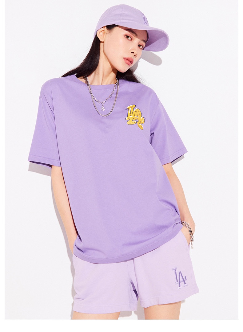 【MLB旗艦店】（エムエルビー）クラシックでスタイリッシュな半袖スウェットシャツ00665