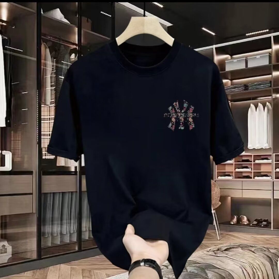 【MLB旗艦店】（エムエルビー）クラシックでスタイリッシュな半袖スウェットシャツ01658