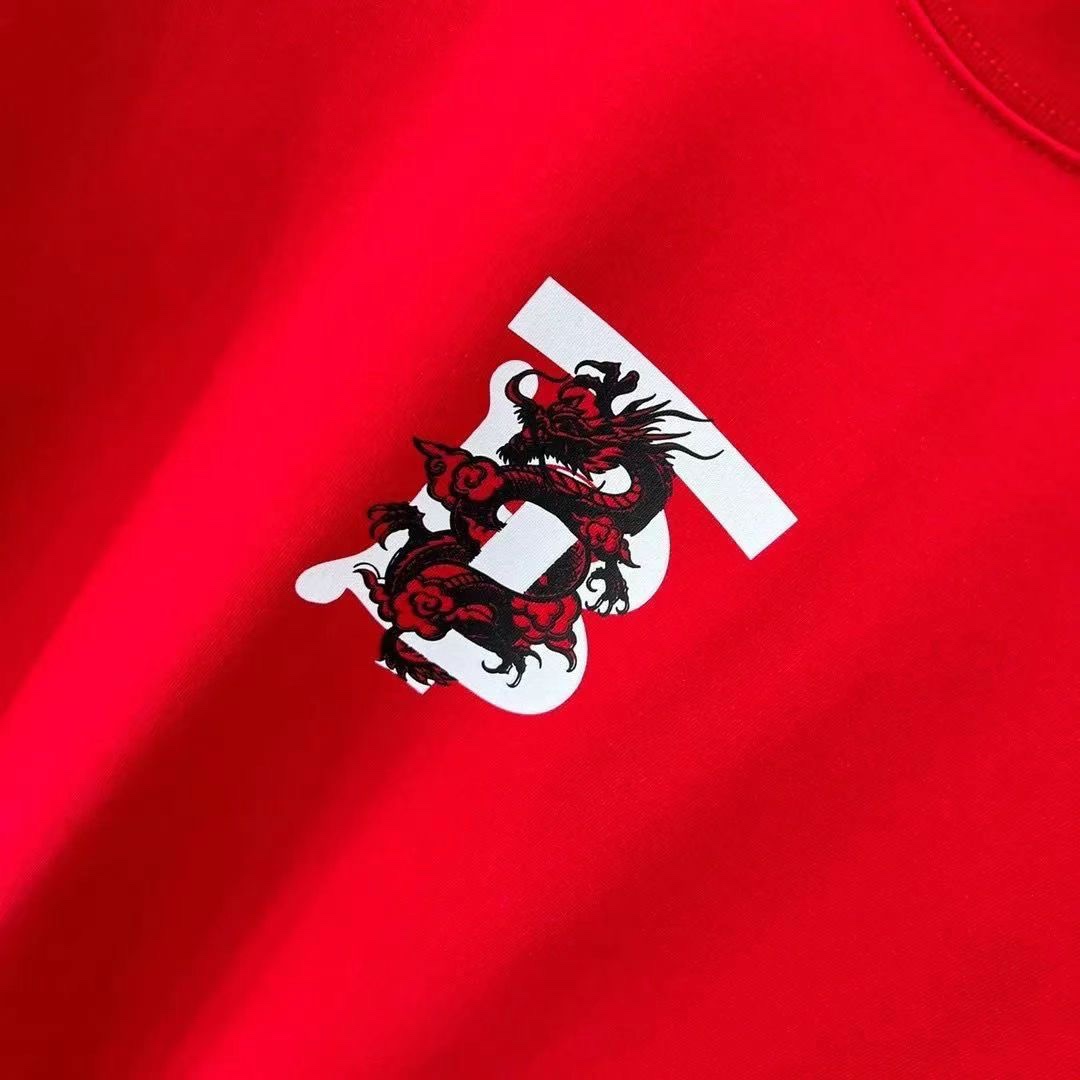 【BURBERRY旗艦店】（バーバリー）クラシックでスタイリッシュな半袖スウェットシャツ01522