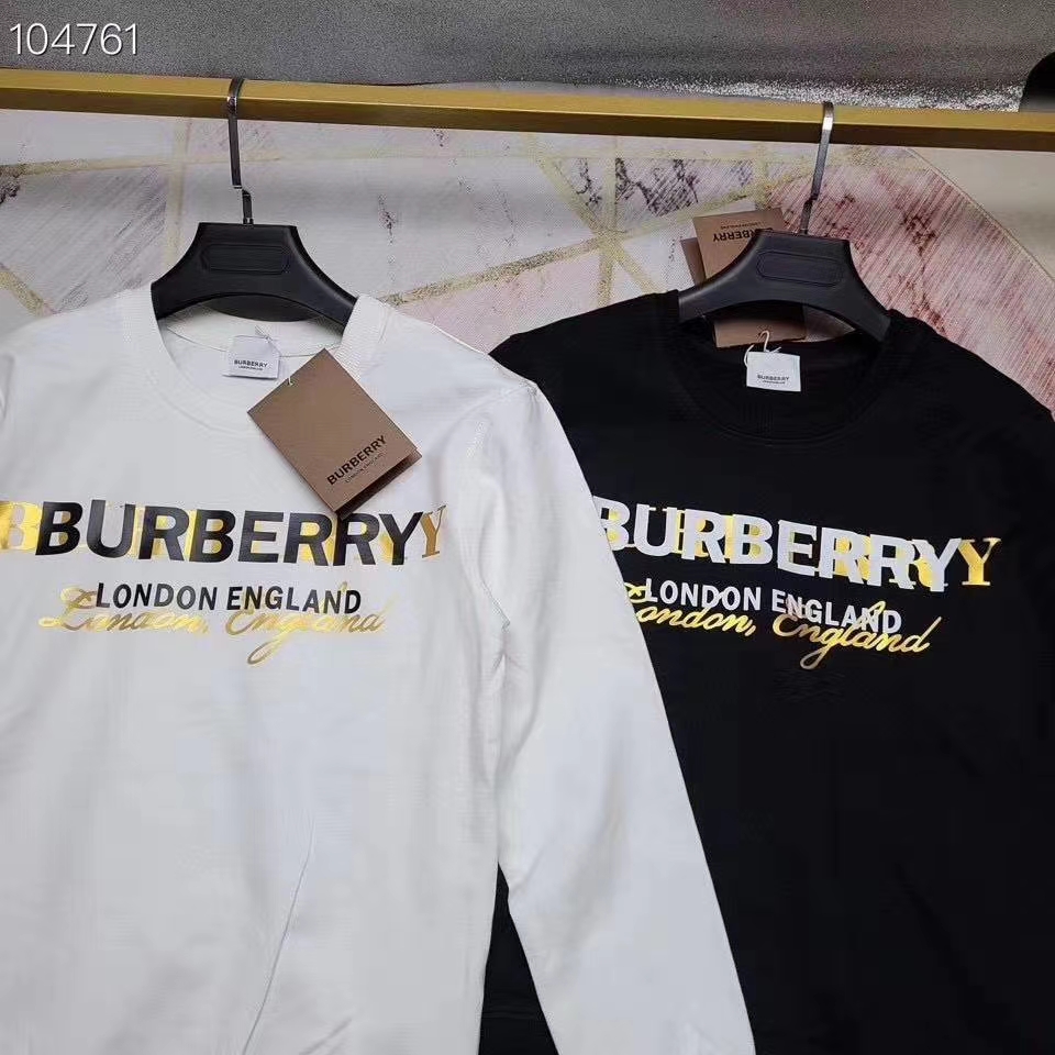 【BURBERRY旗艦店】（バーバリー）クラシックでスタイリッシュな長袖スウェットシャツ01680