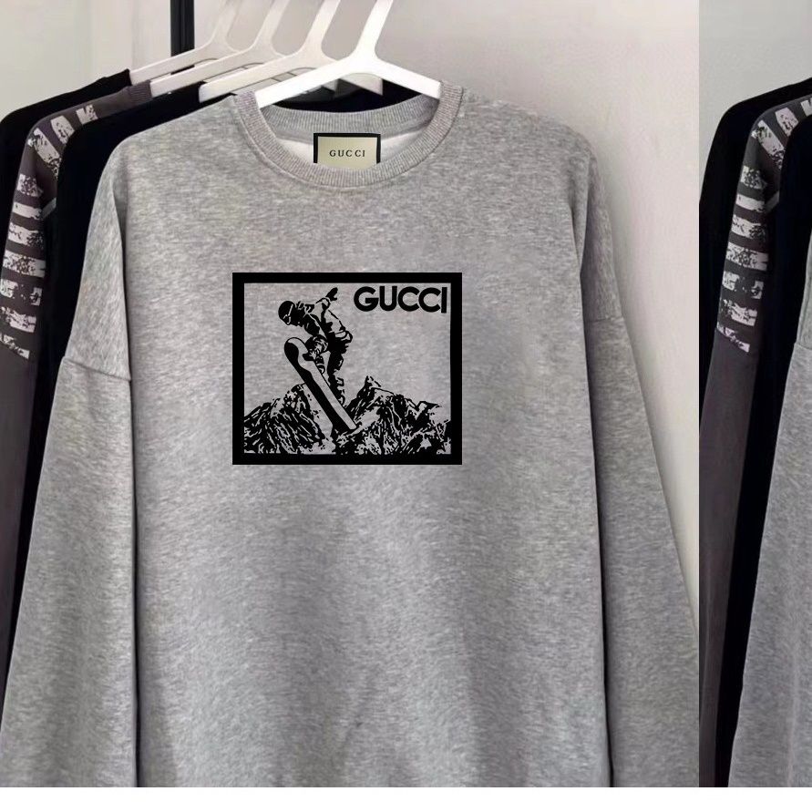 【GUCCI旗艦店】（グッチ）クラシックでスタイリッシュな長袖スウェットシャツ00097