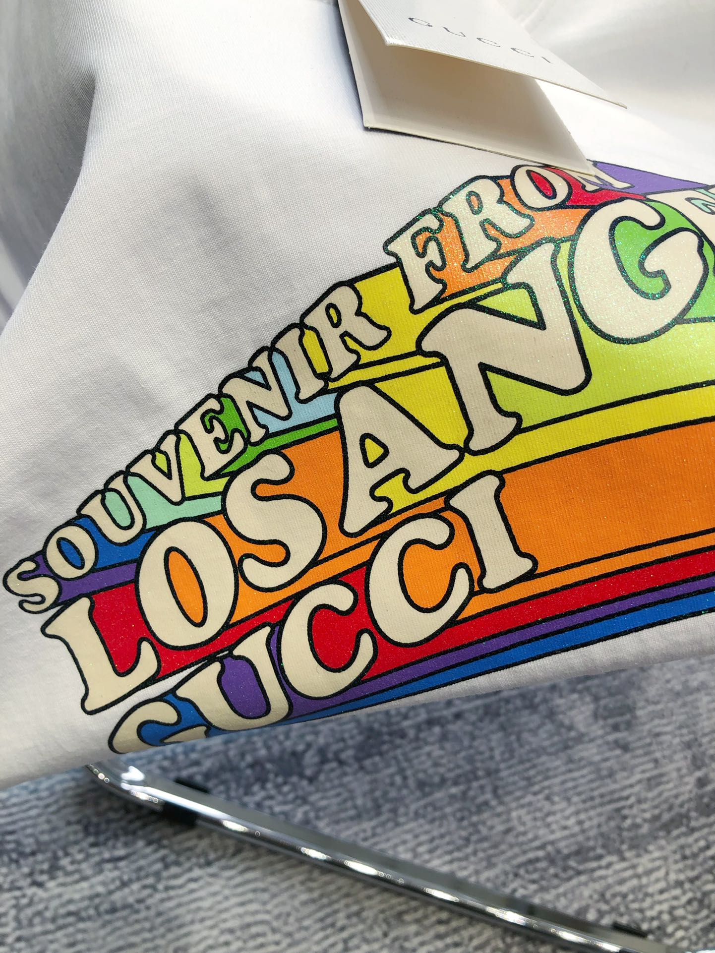 【GUCCI旗艦店】（グッチ）クラシックでスタイリッシュな半袖スウェットシャツ00627