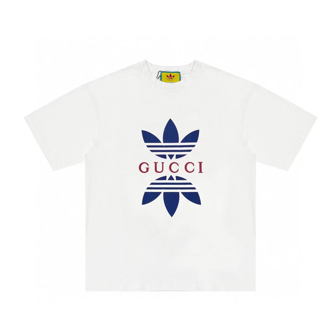 【GUCCI旗艦店】（グッチ）クラシックでスタイリッシュな半袖スウェットシャツ01164