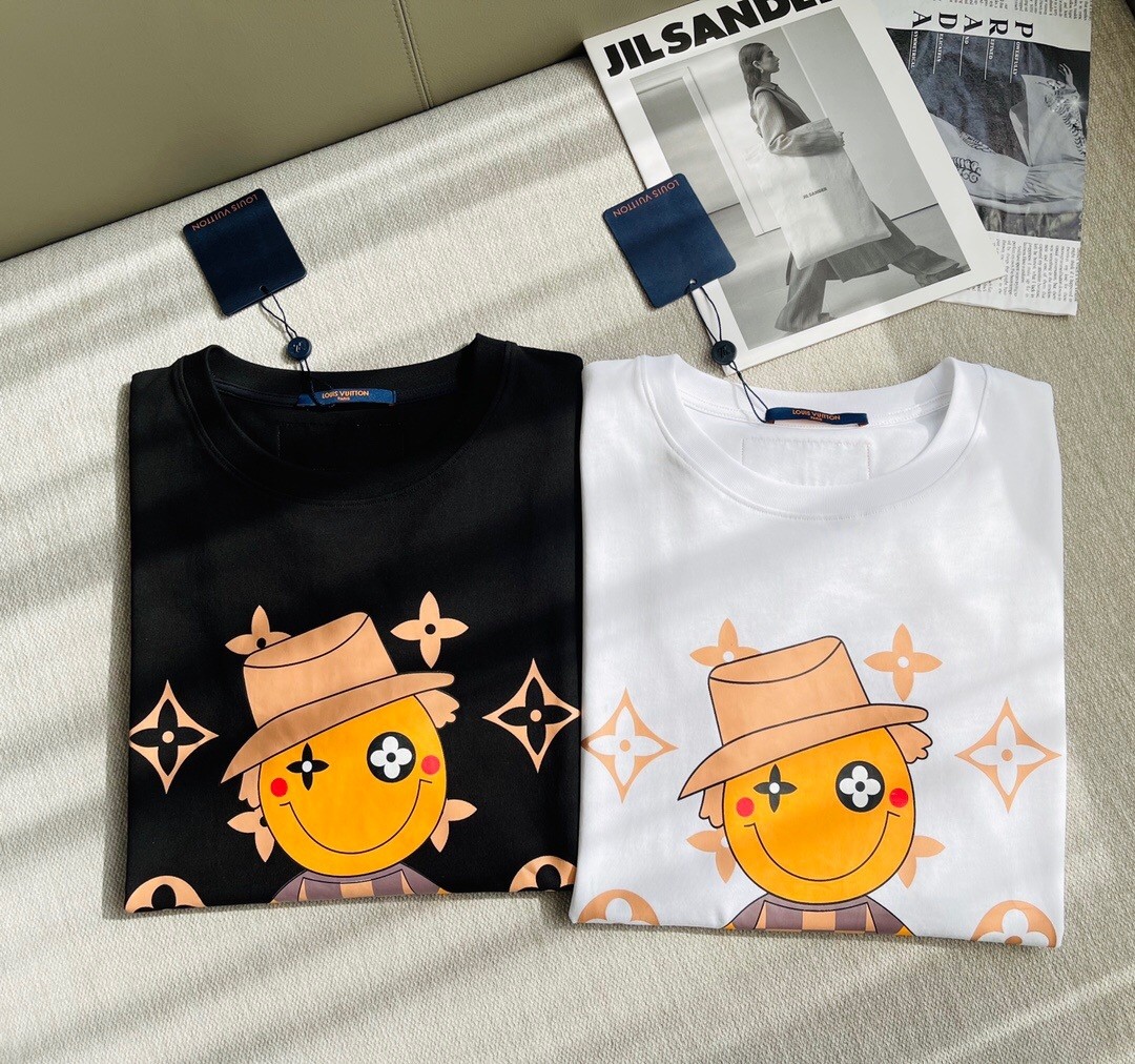 【LV旗艦店】（ルイ・ヴィトン）クラシックでスタイリッシュな半袖スウェットシャツ00302