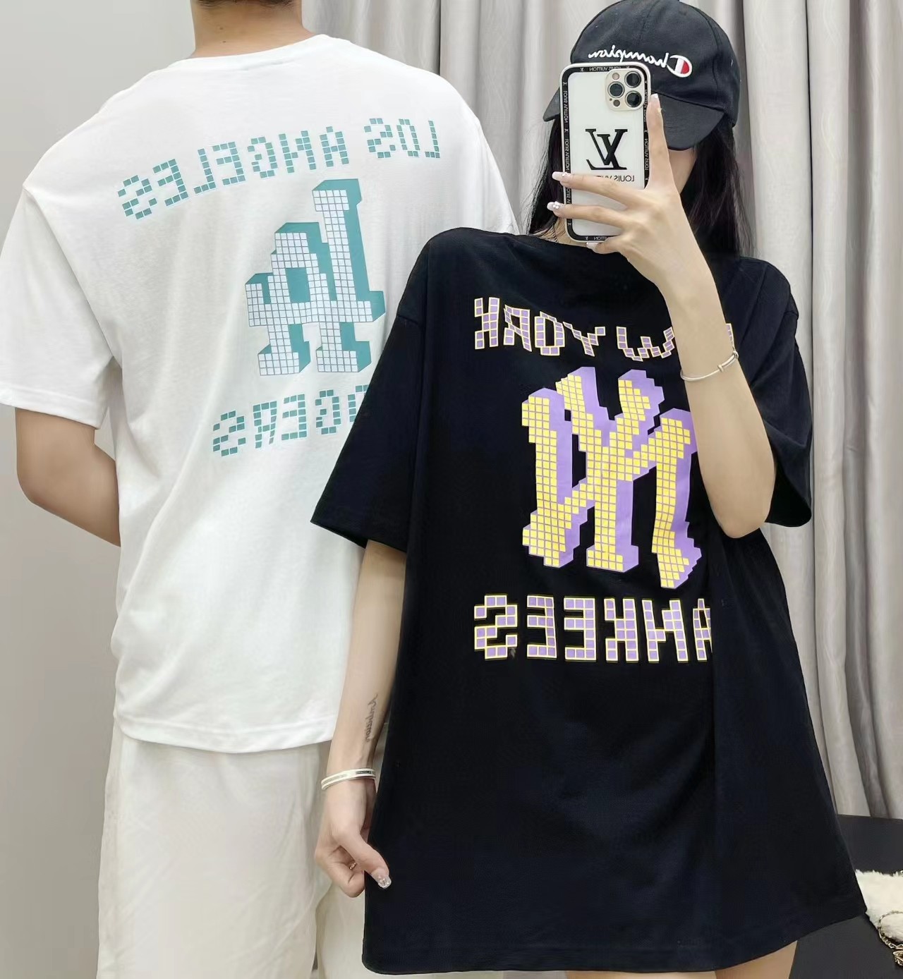 【MLB旗艦店】（エムエルビー）クラシックでスタイリッシュな半袖スウェットシャツ00671