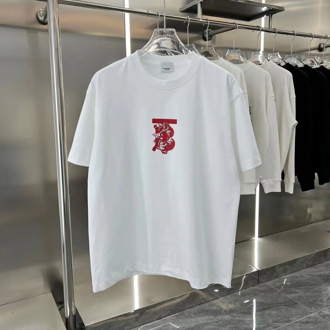 【BURBERRY旗艦店】（バーバリー）クラシックでスタイリッシュな半袖スウェットシャツ01522