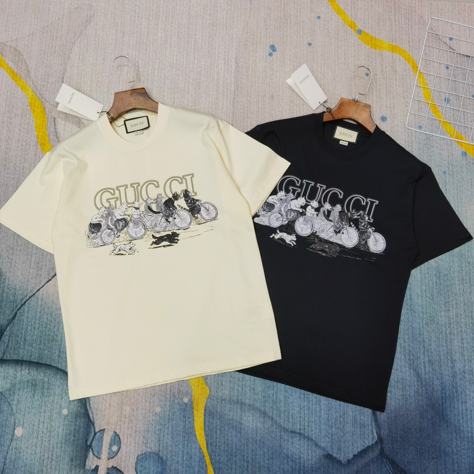 【GUCCI旗艦店】（グッチ）クラシックでスタイリッシュな半袖スウェットシャツ00593