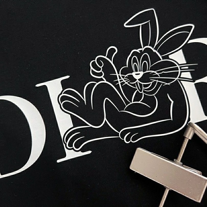 【DIOR旗艦店】（ディオール）クラシックでスタイリッシュな半袖スウェットシャツ00393