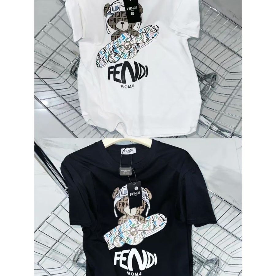 【Fendi旗艦店】（フェンディ）クラシックでスタイリッシュな半袖スウェットシャツ00377