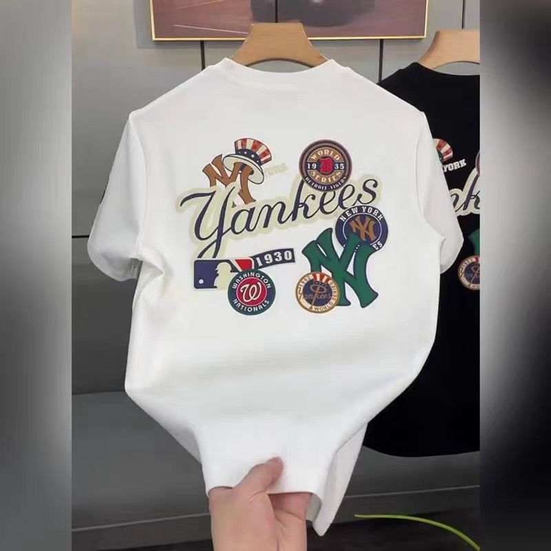 【MLB旗艦店】（エムエルビー）クラシックでスタイリッシュな半袖スウェットシャツ00661