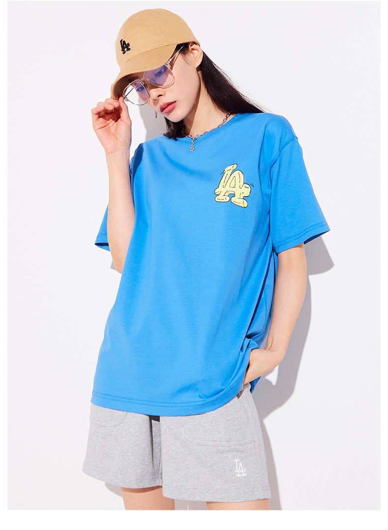 【MLB旗艦店】（エムエルビー）クラシックでスタイリッシュな半袖スウェットシャツ00665