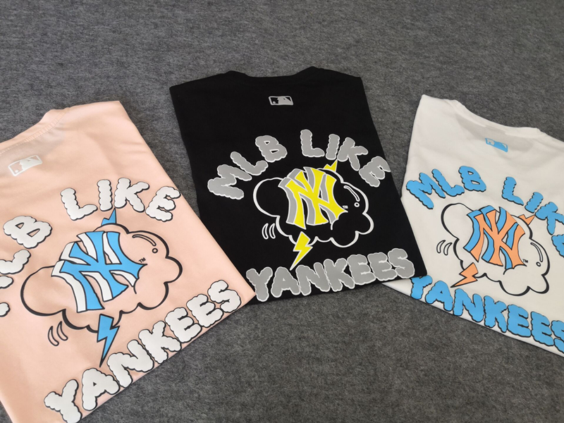 【MLB旗艦店】（エムエルビー）クラシックでスタイリッシュな半袖スウェットシャツ00676