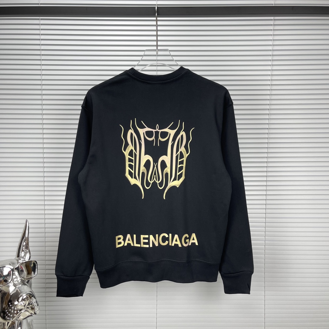 【BALENCIAGA旗艦店】（バレンシアガ）クラシックでスタイリッシュな長袖スウェットシャツ01917