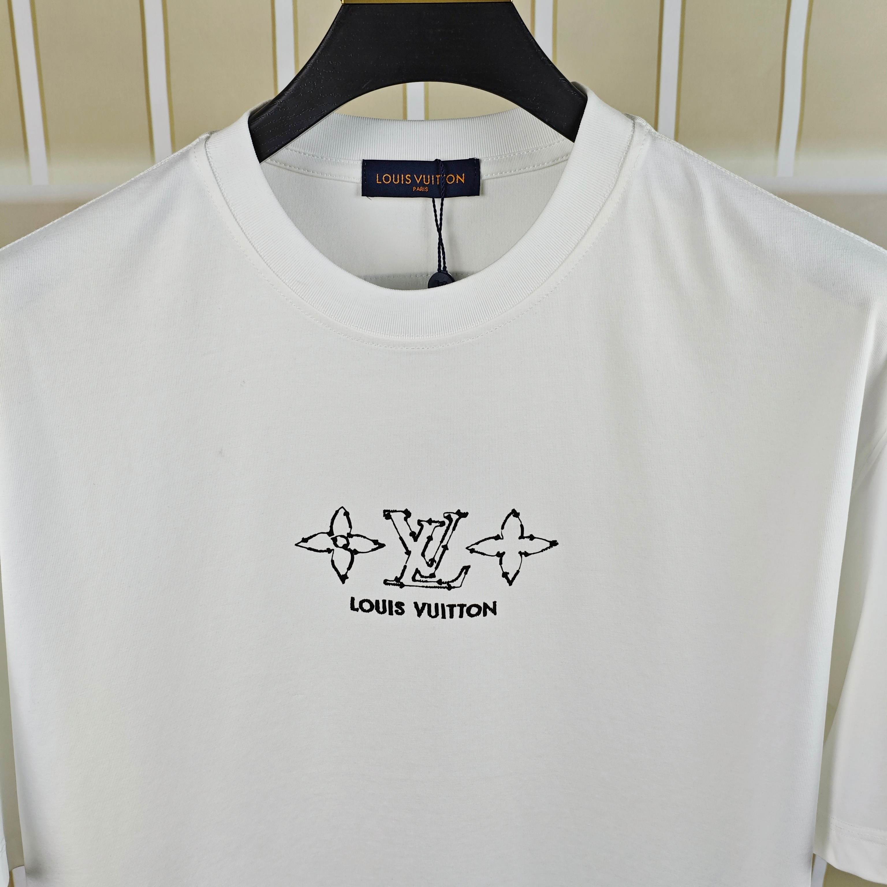 【LV旗艦店】（ルイ・ヴィトン）クラシックでスタイリッシュな半袖スウェットシャツ00294